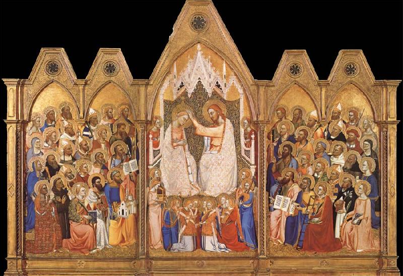 unknow artist The Coronation of the Virgin